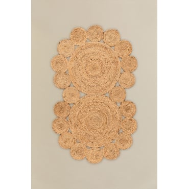 Deurmat Naturel Jute 95x60 Cm Otilie Yute - Sklum