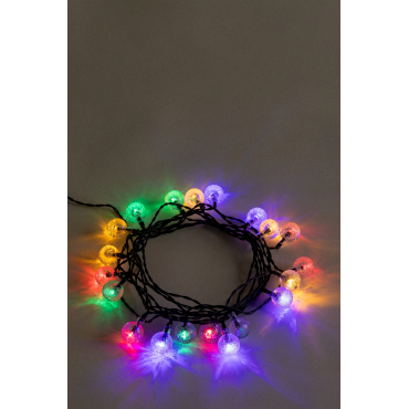 Led-slinger Met Zonnelader (2 M) Aury Meerkleurig - Sklum