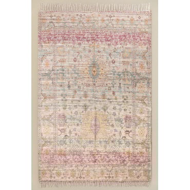 Vloerkleed Van Jute En Stof (260x170 Cm) Demir Ethnic Colors - Sklum