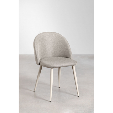 Kana Deluxe Eetkamerstoel Beige – Crème & Linnen Bruin - Mokka - Sklum