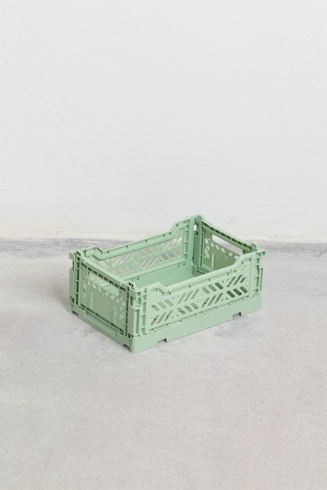 Doli opvouwbare en stapelbare kunststof doos - CELADON