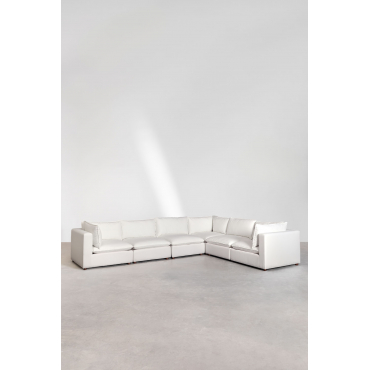 Estefan Style 6-delige Modulaire Hoekbank Wit - Sklum