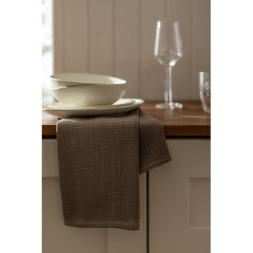 Katoenen Keukendoek Arnaud Grijs – Taupe - Sklum