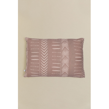 Rechthoekige Katoenen Kussenhoes (40x60cm) Vorax Style Bruin - Mokka - Sklum