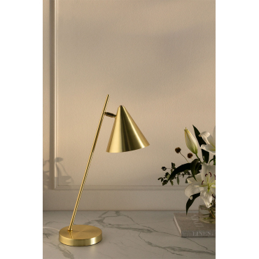 Divone Metalen Tafellamp Goud - Sklum