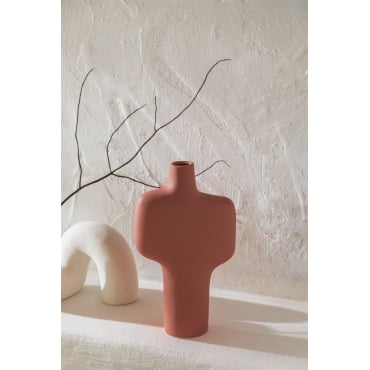 Keramische Vaas Nola Terracota - Sklum