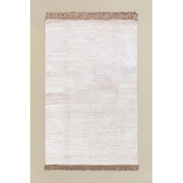 Jute Vloerkleed 240x160 Cm Nadiya Natuurlijke Kleuren - Sklum