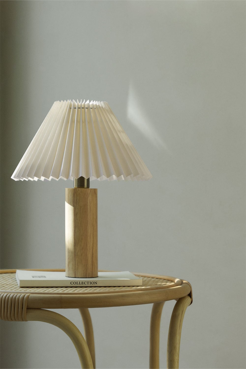 SKLUM Lampe de Table en Fer et Papier Tressé Casandra NATUREL | Leroy