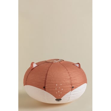 Mignod Kids Rijstpapier Lampenkap Rode Dakpan - Sklum