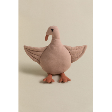 Damiac Katoenen Kinderkussen Roze – Hazelnoot - Sklum