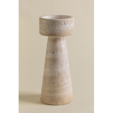 Kandelaar In Cement Aumont ↑25 Cm - Sklum