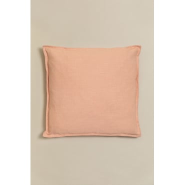Vierkant Katoenen Kussen (45x45 Cm) Elezar Roze – Kwarts - Sklum
