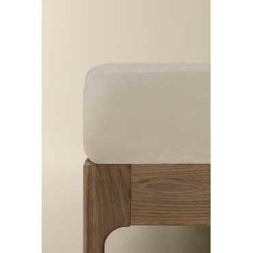 Linnen Hoeslaken Van 160g/m² Sorana Beige - Semoline & Bed 160cm (160 X 200 X 40 Cm) - Sklum