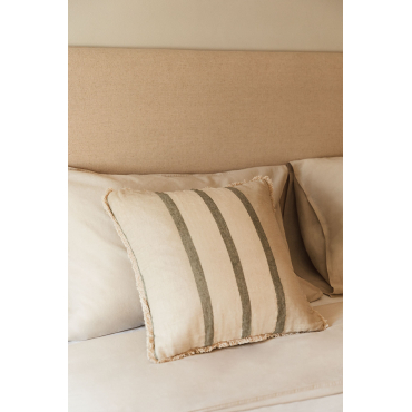 Vierkant Katoenen Kussen (45x45 Cm) Nyland Beige – Crème - Sklum