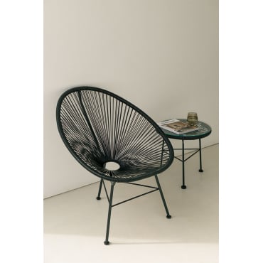 New Acapulco Tuinfauteuil Zwart - Sklum