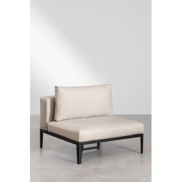Taranis Aluminium Tuinfauteuil Stof Crème Beige - Sklum
