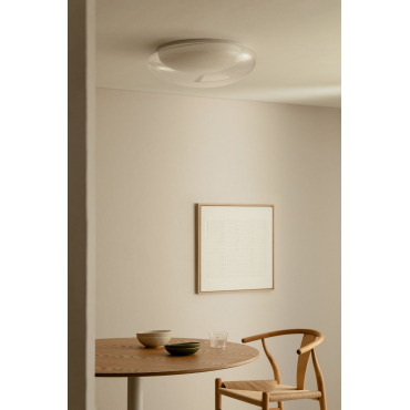 Led-plafondlamp In Methacrylaat En Metaal Salaviza Ø63,5 Cm - Sklum