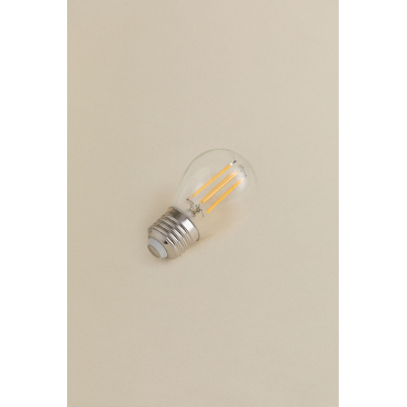 Bombilla Led Filament E27 G45 6w Warm Wit 2800k - Sklum