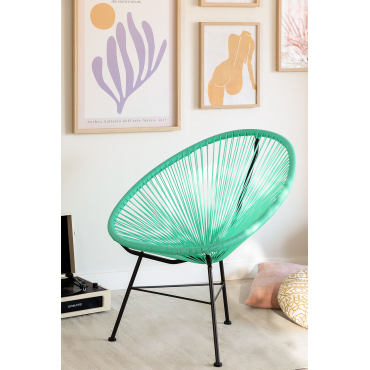 Set Van 2 Nieuwe Acapulco Fauteuils Groen – Jade - Sklum