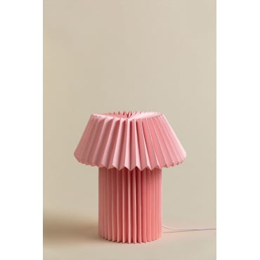 Lesina Papieren Kindertafellamp Roze – Pioen - Sklum