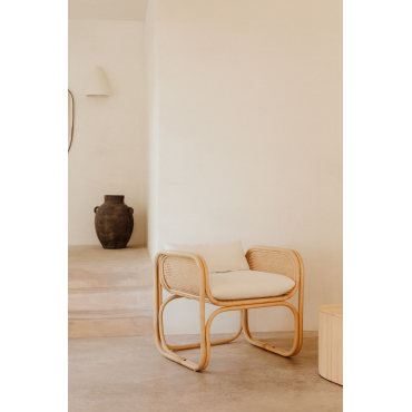 Wilbert Rotan Fauteuil Natuurlijk - Sklum