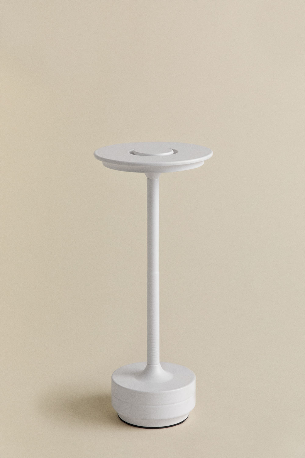 Draadloze LED tafellamp - binnen en buiten - USB oplaadbaar - 22 cm hoog - beige