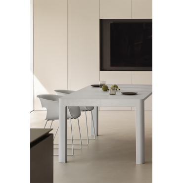 Arnadine Rechthoekige Tafelset (180x100 Cm) En 6 Alanys Eetkamerstoelen Grijs – Koel - Sklum