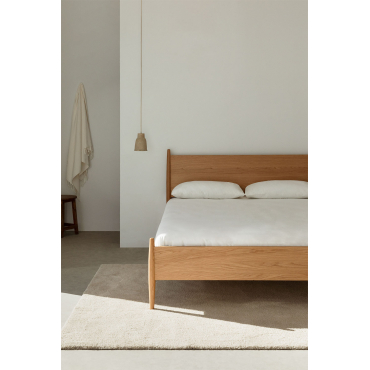 Houten Bed Indira Natuurlijk Hout & 160 X 200 Cm - Sklum