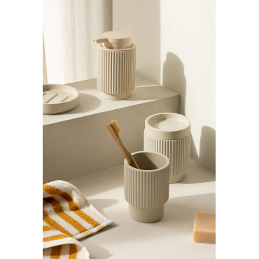 Yiriel Badkamerset Beige – Crème - Sklum