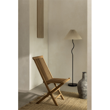 Set Van 2 Opvouwbare Eetkamerstoelen Van Teakhout Pira Teakhout - Sklum