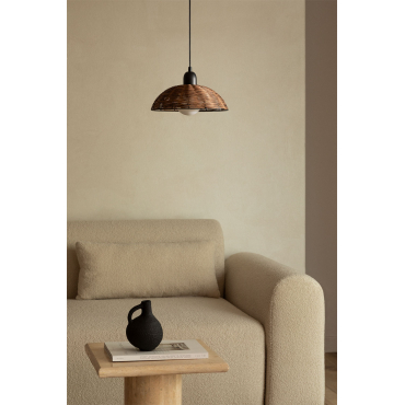 Lutyen Rotan Plafondlamp Natuurlijk - Sklum