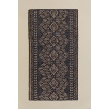Rechthoekig Buitenkleed Van Polypropyleen Ariane Grijs – Taupe & 80 X 150 Cm - Sklum