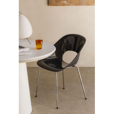 Set Van 4 Louna Eetkamerstoelen Grijs – Grafiet - Sklum