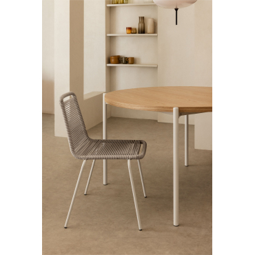 Mileyd Set Van 2 Stapelbare Eetkamerstoelen Grijs – Koel - Sklum