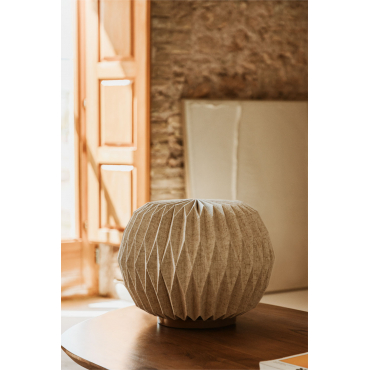 Branov Linnen Tafellamp Beige – Linnen - Sklum