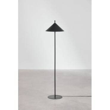 Aziel Metalen Vloerlamp Zwart - Sklum
