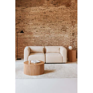 Fogler 2-delige Modulaire Bank Chenille Crème Beige - Sklum