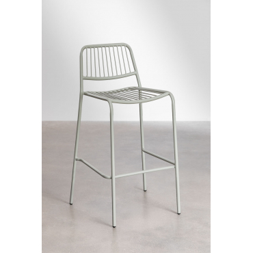Jardín Elton Stapelbare Hoge Kruk Groen – Khaki & ↑75 Cm - Sklum
