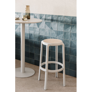 Omara Hoge Kruk Gardenia Wit - Sklum
