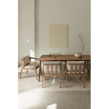 Kaela Acaciahouten Rechthoekige Eettafel 180 X 90 Cm - Sklum