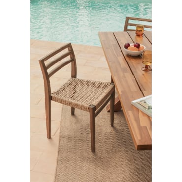 Set Van 4 Lulea Tuinstoelen Van Teakhout Teakhout - Sklum