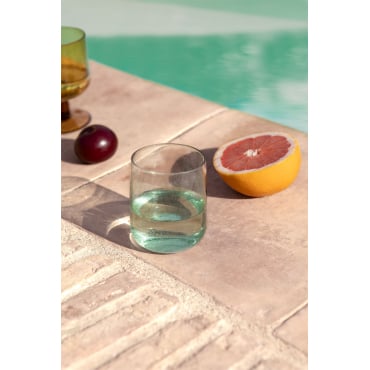 Set Van 4 Gulix Glazen Glazen Van 32 Cl Groen – Aguamarijn - Sklum