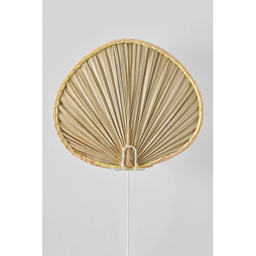 Kilda Style Buitenwandlamp Van Bamboe Natuurlijk - Sklum