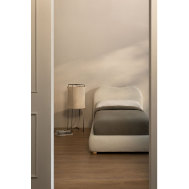 Cama En Borreguito Winselet Chenille Ivoorwit & 90 X 190 Cm - Sklum