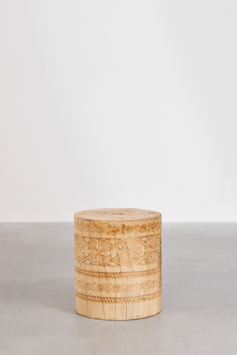 Ronde parasolvoet 35Ø cm in hout Ainsa