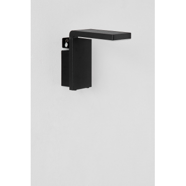 Luxore Aluminium Led Buitenwandlamp Op Zonne-energie Zwart - Sklum