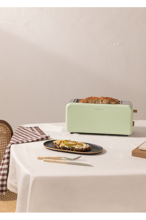 CREATE - TOAST RETRO - Broodrooster voor breed brood