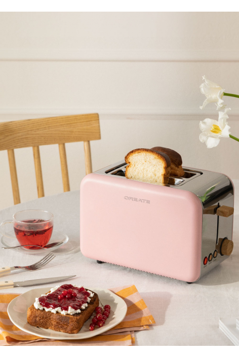 CREATE - TOAST RETRO - Broodrooster voor breed brood