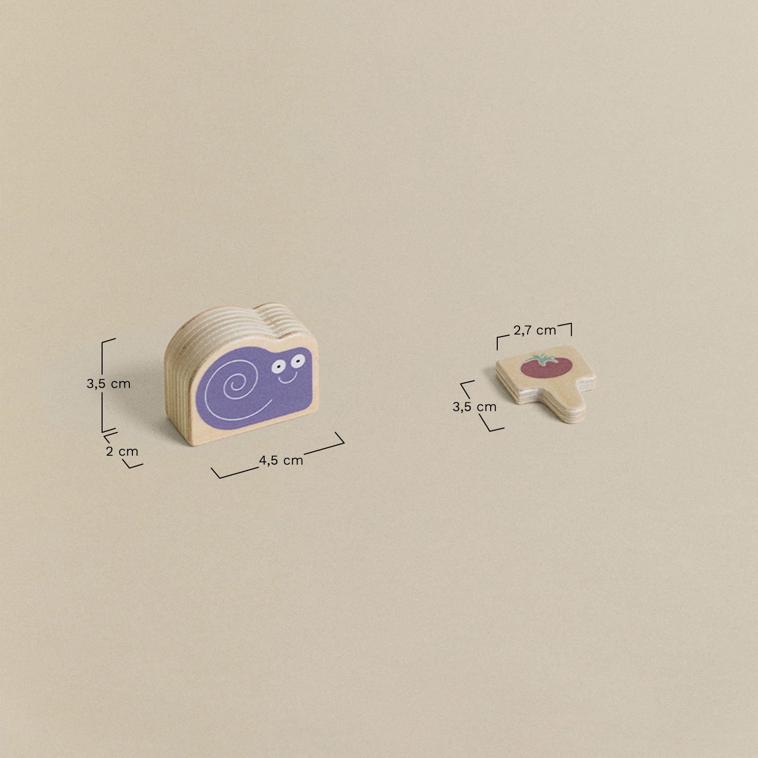 Biologische houten tuin Ariaga Kids, AFMETINGEN