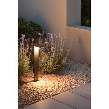 Luxore Aluminium Led-buitenlamp Op Zonne-energie Zwart - Sklum